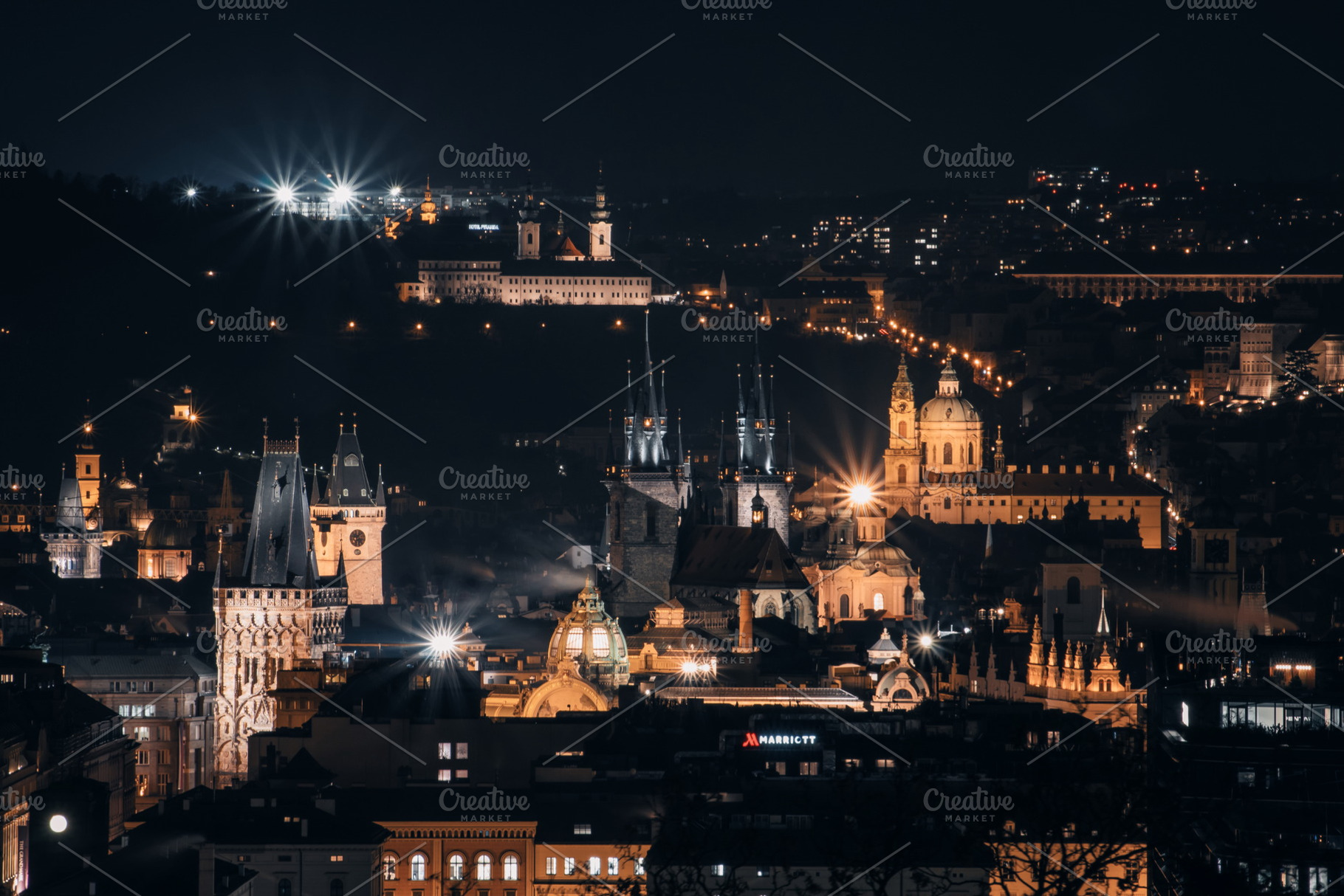 Prague from Vítkov #2, an Architecture Photo by jakub_kopecky