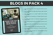 52 DONE FOR YOU REAL ESTATE BLOGS, a Templates & Theme by Jennifer Magri Templates (Thumbnail 5 of 8)