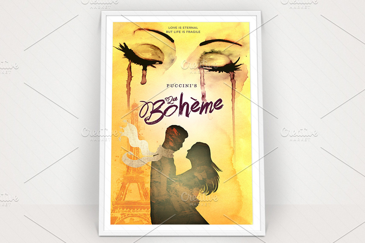 La Boheme Poster Graphic, an Illustration by Paper Design (Photo 1 of 2)