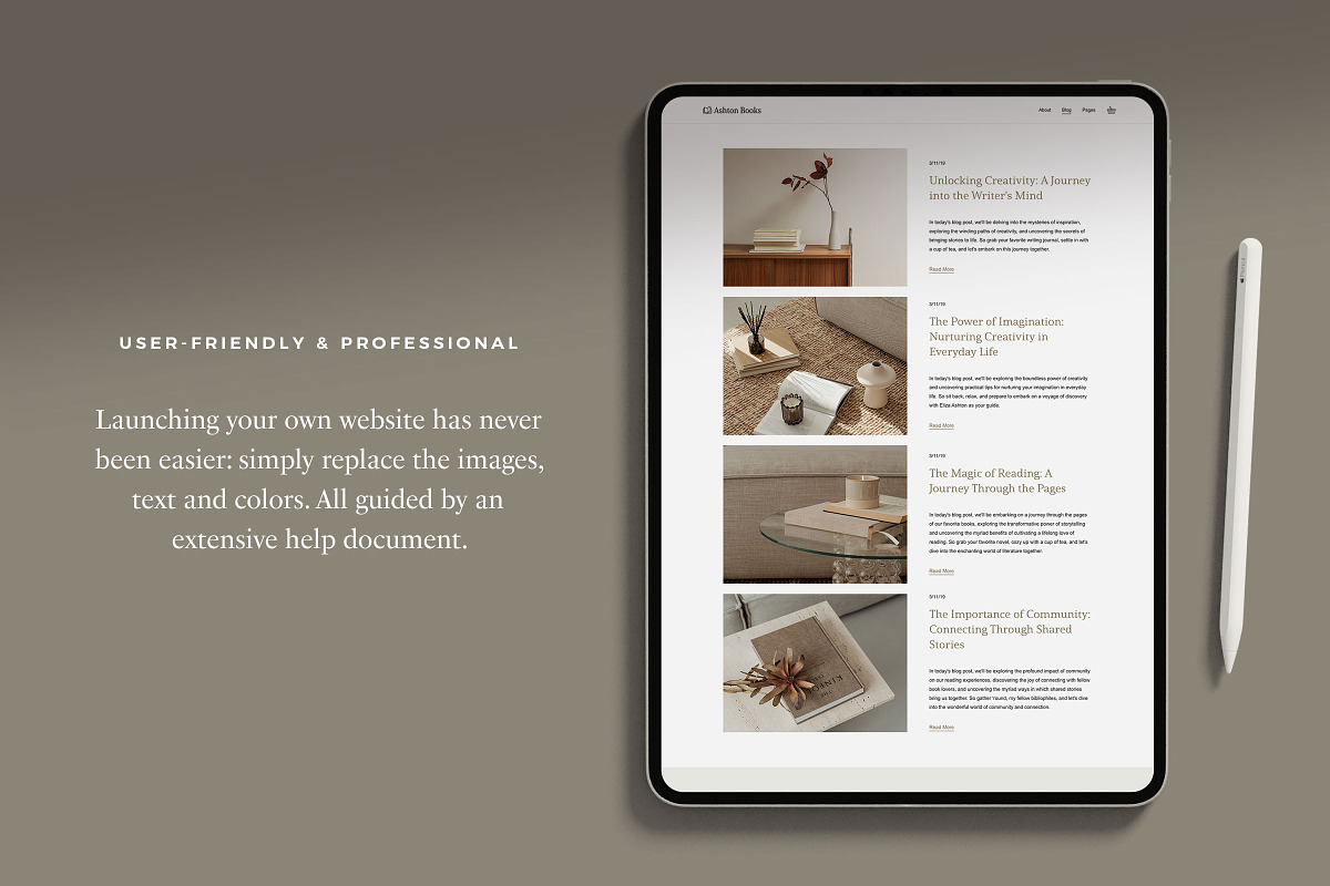Ashton Squarespace 7.1 Website Theme, a Squarespace Template by Ruben Stom (Photo 8 of 11)
