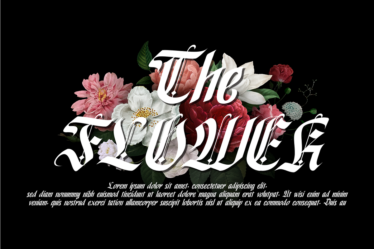 Power Blackletter Font, a Blackletter Font by 177Studio (Photo 2 of 8)