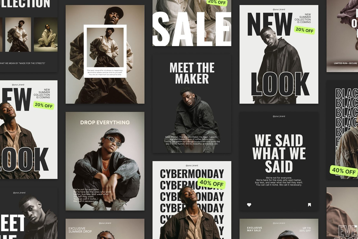 SOCIAL MEDIA TEMPLATES KIT FOR CANVA, a Templates & Theme by Orbit Studio Shop (Photo 2 of 8)
