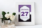 Purple Black Wedding Suite, an Invitation Template by Elegrad Design Agency (Thumbnail 6 of 7)