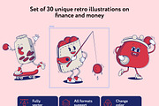 Finrety Finance Retro Illustrations, a Finance Illustration by Welovegraphics (Thumbnail 2 of 8)
