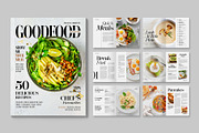Food Magazine Template, a Magazine Template by BrandPacks (Thumbnail 1 of 4)