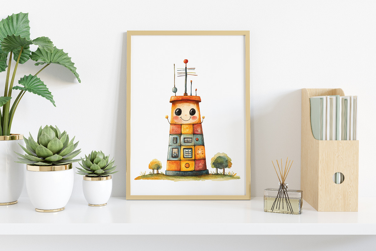 Watercolor Cute Police Clipart, an Illustration by Canvas Craft (Photo 5 of 7)