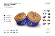 Cosmetic Cream Jar Mockup Template, a Packaging Mockup by DesignRushMarket (Thumbnail 1 of 11)
