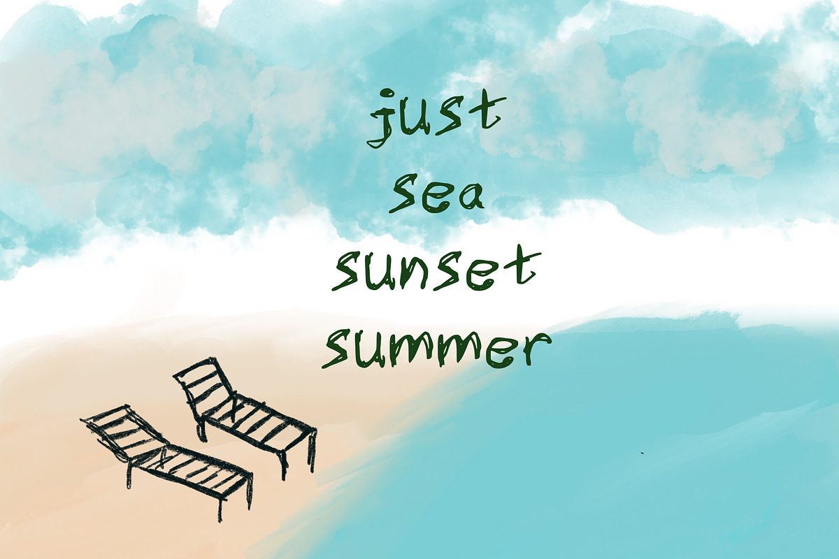 Handwritten Script Font, a Handwritten Font by elif (Photo 3 of 3)