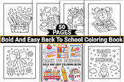 Bold Easy Back to School Coloring, a Decorative Illustration by Coco Bloom (Thumbnail 3 of 3)