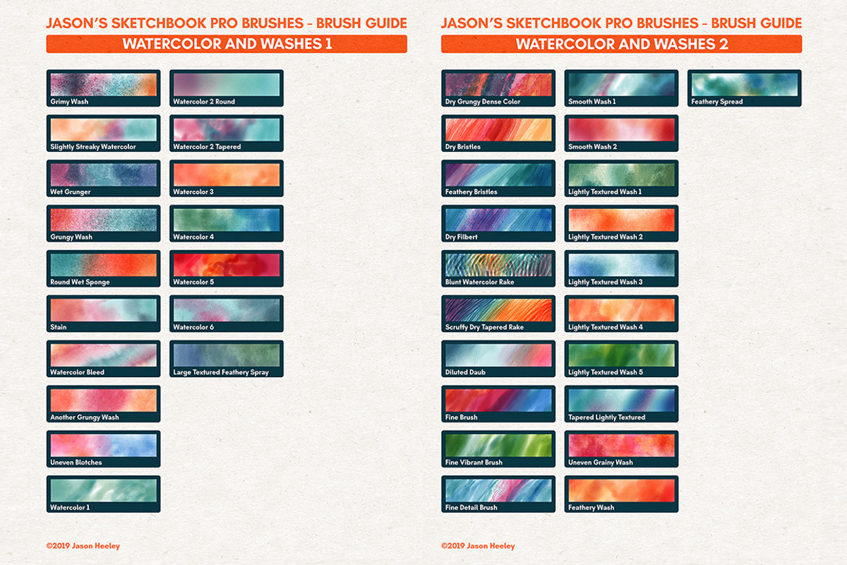 Jason's Sketchbook Pro MEGA SET, a Brush Add-On by Jasons Brushes (Photo 9 of 16)