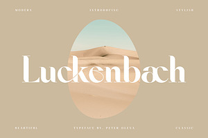 Luckenbach - Modern Serif Font