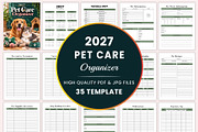 2027 Pet Care Organizer, a Stationery Template by Shumaya (Thumbnail 1 of 4)