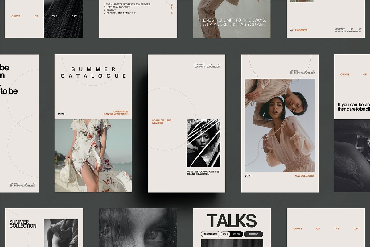 120 Instagram Post + Story Templates, a Social Media Template by Prapti Design (Photo 7 of 13)