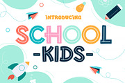 School Kids Fonts, a Font by Fox7 By Rattana (Thumbnail 1 of 6)