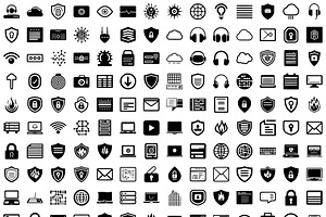 CYBERSECRUITY Icons Stickers svg png, an Icon by IconValue