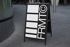 FORMAT B2 A BOARD MOCKUP 01, a Print Template by Format Mockups