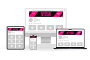 Podcast YouTube Banner Template, a Social Media Template by Vaughn Studios (Thumbnail 3 of 5)