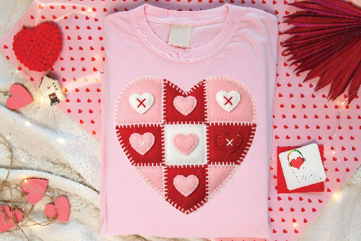 Latch Hook Patchwork Valentine Heart, an Illustration by DreamPrint404 (Photo 5 of 8)