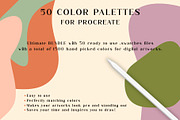 50 Procreate Color Palettes BUNDLE 2, a Palette Add-On by Olya Haifisch (Thumbnail 2 of 8)