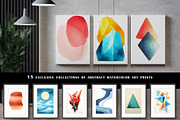 Modern Watercolor Expression Print, a Background Graphic by Vibrand Studio (Thumbnail 2 of 11)