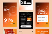 Cybersecurity Services Instagram, a Social Media Template by fakhroo (Thumbnail 1 of 6)