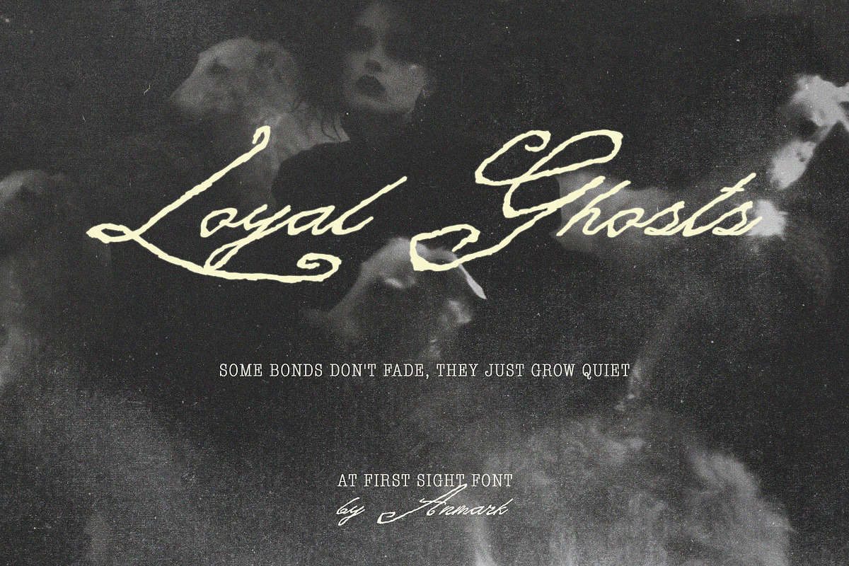 At First Sight Vintage Script Font, a Script Font by AnMark (Photo 7 of 13)