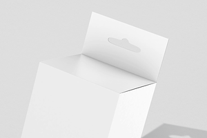 Square Hanger Box Mockup