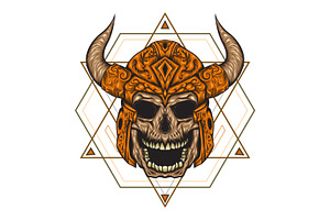 Skull Head Logo