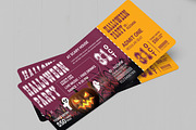 Halloween Event Ticket Design, a Card Template by MightyDesign (Thumbnail 3 of 6)