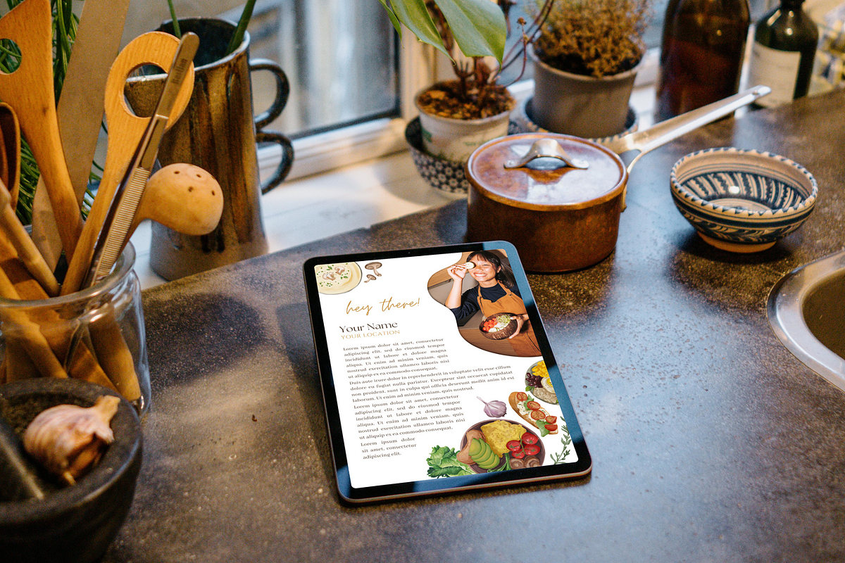 Recipe Cookbook Ebook Template Canva, a Magazine Template by Alloura Template Studio (Photo 4 of 9)