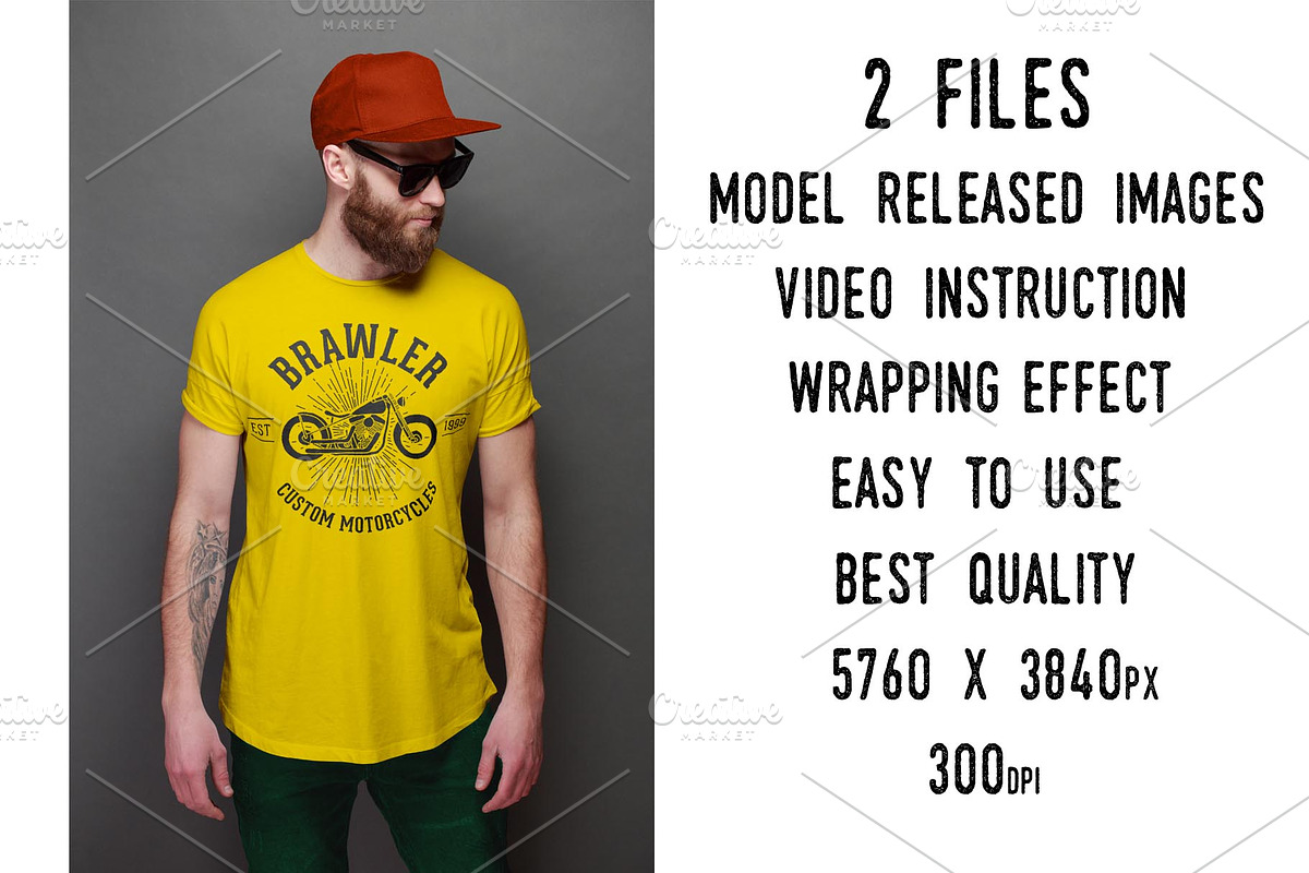 T-shirt mockup (front and back) # 2, a Shirt Mockup by Arfis (Photo 4 of 6)