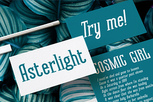 Asterlight Typeface