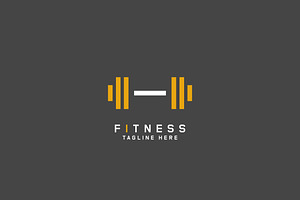 Fitness Bar Sport Logo Template, a Branding & Logo Template by Morvana Crew
