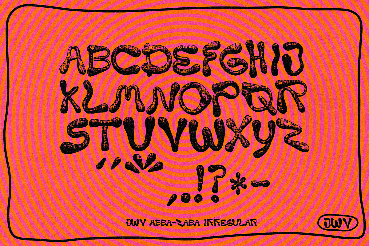 JWV - ABBA ZABA, a Handwritten Font by Jordan Warren Visuals (Photo 2 of 10)
