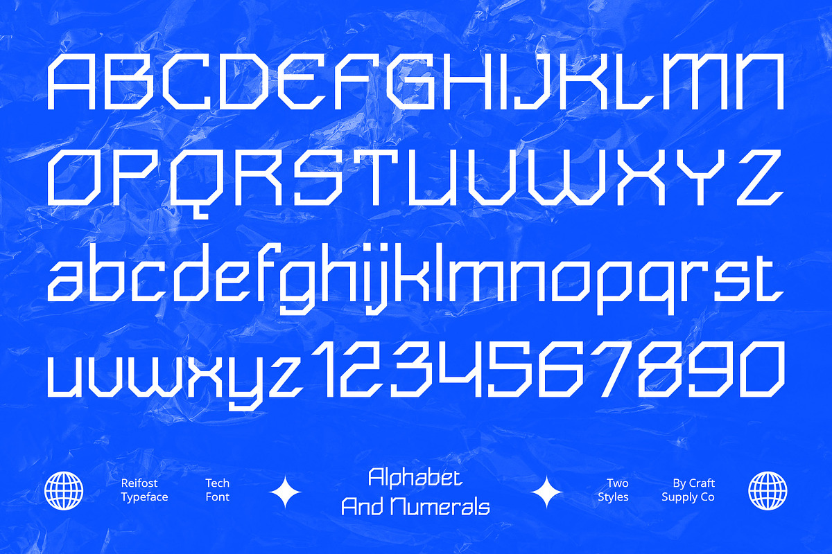 Reifost – Tech Typeface, a Sans Serif Font by Craft Supply Co. (Photo 8 of 8)
