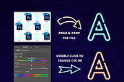 ANIMATED - Neon Social Media Kit, a Social Media Template by Brandspark (Thumbnail 7 of 11)