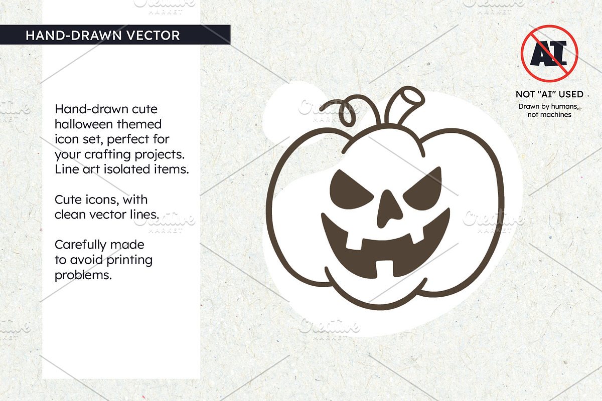 Halloween Icon Set, an Outline Icon by insemar (Photo 2 of 4)