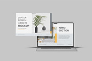 Laptop Screen Website Mockup, a Device Mockup by Amigos__46 (Thumbnail 2 of 10)