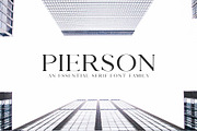 Pierson An Essential Serif Typeface, a Serif Font by Creativetacos (Thumbnail 2 of 7)