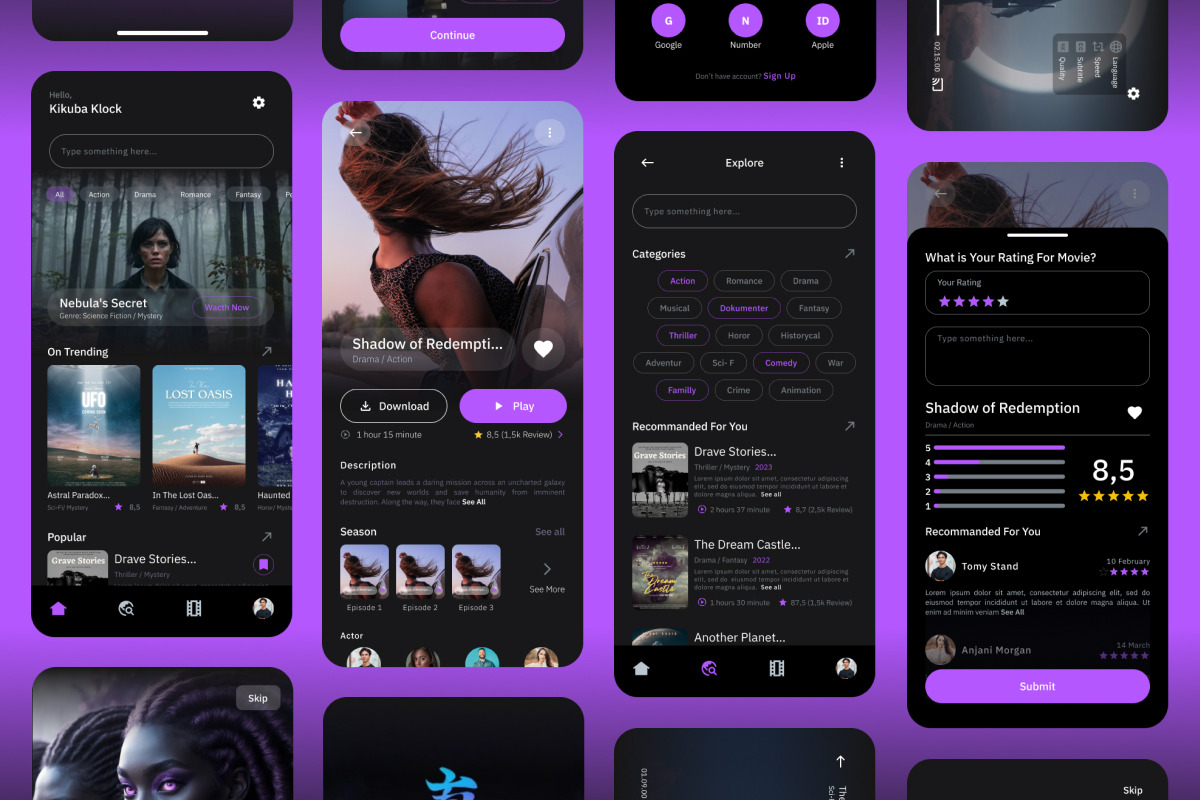 Vividoge - Movie Streaming Mobile Ap, an App Template by twinstd (Photo 4 of 5)