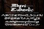 Bheni Euthentic, a Script Font by pineungtype (Thumbnail 7 of 7)