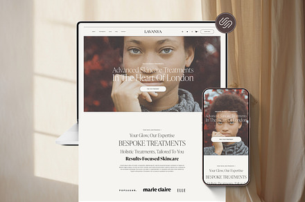 Squarespace 7.1 Website Template
