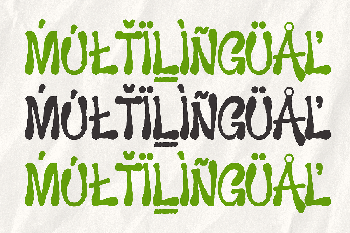 Chiria – Street Decorative Display, a Handwritten Font by MaikoHatta (Photo 6 of 8)