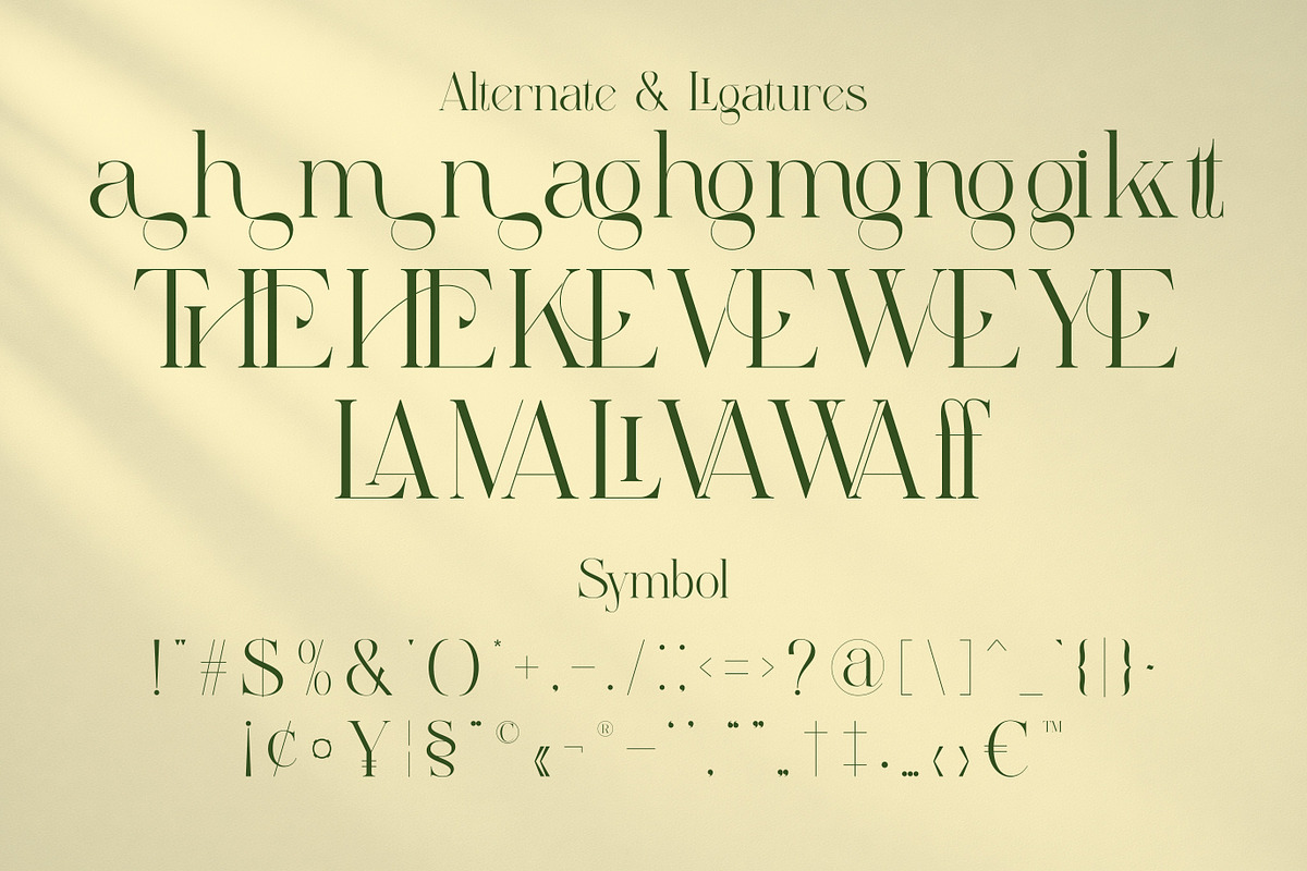 The Larove - Modern Elegant Serif, a Serif Font by Muflieart (Photo 8 of 10)