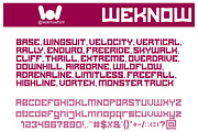 FAST TRACK FONT, a Sans Serif Font by weknow (Thumbnail 5 of 8)