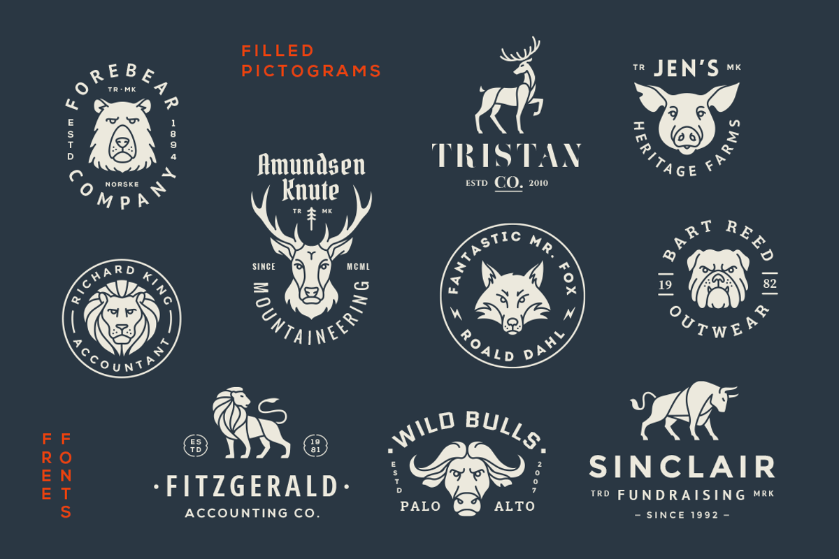 Animal Logo/Badge Templates Vol.1, a Branding & Logo Template by GraphicBurger (Photo 4 of 13)