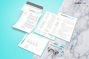 1, 2 & 3 Pages Word Resume Template