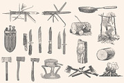 Adventure - Vintage Illustration Set, an Illustration by Graphic Goods (Thumbnail 7 of 11)