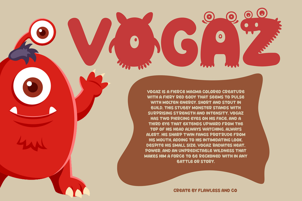 Ghoulie - Display Monster Font, a Font by Flawless And Co (Photo 3 of 10)