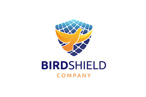 Pigeon Dove Bird Shield Logo, a Branding & Logo Template by Buqancreative